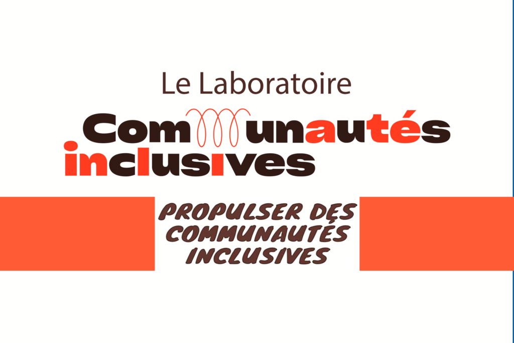 Affiche du Laboratoire Propulser des Communautés Inclusives