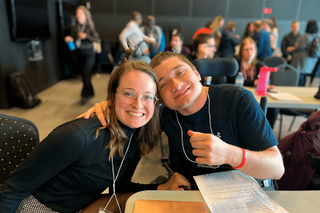 Béatrice Ouellet et Thomas Tremblay