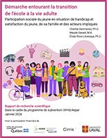 Page couverture du rapport